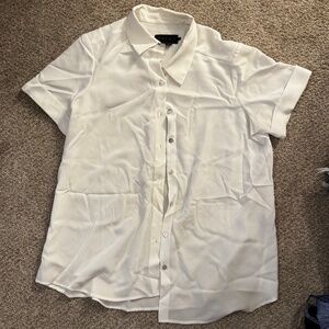 Hatch Maternity Button up, Ivory, Size 1